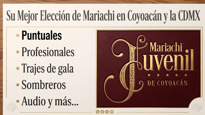 Mariachis en Coyoacán con sombreros y audio Mejor Mariachi en CDMX Coyoacán con sombreros y audio